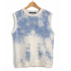 Alexander Wang Dreamy Cloud Sleeveless Mesh Tie Dye XS Spyder Collection $895